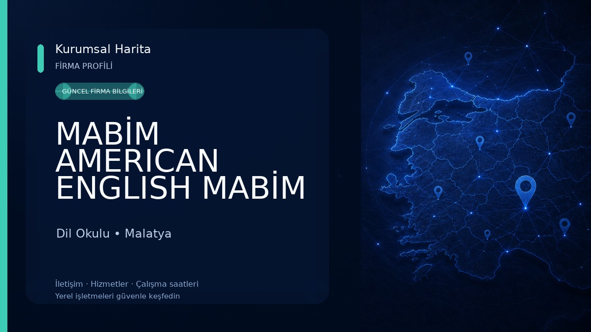MABİM AMERICAN ENGLISH MABİM DİL KURSU