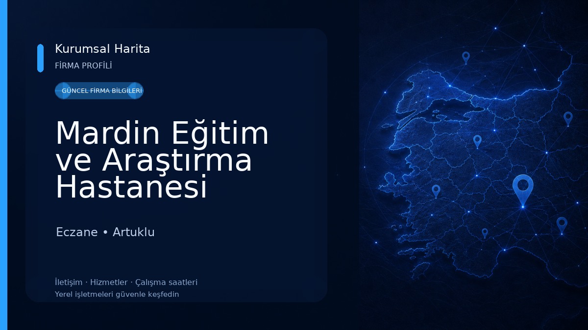Mardin Eğitim ve Araştırma Hastanesi Eczane