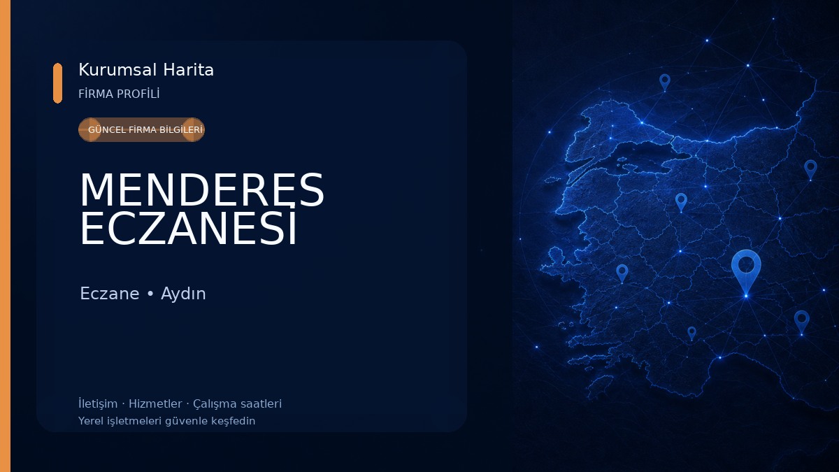 MENDERES ECZANESİ Eczane