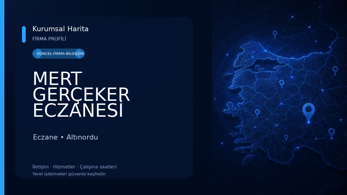 MERT GERÇEKER ECZANESİ Eczane