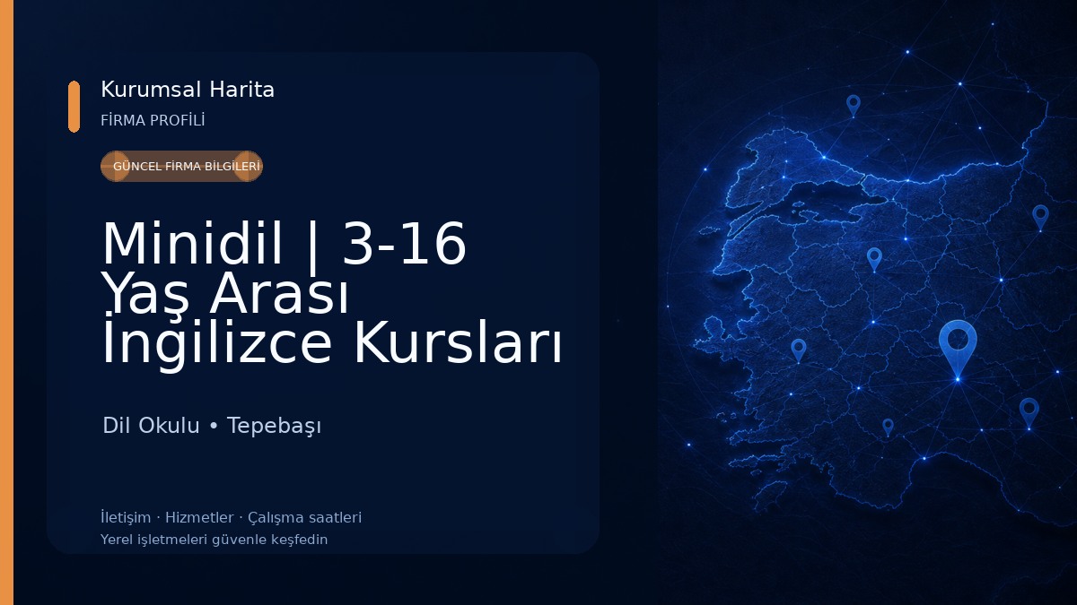 Minidil | 3-16 Yaş Arası İngilizce Kursları Dil Okulu