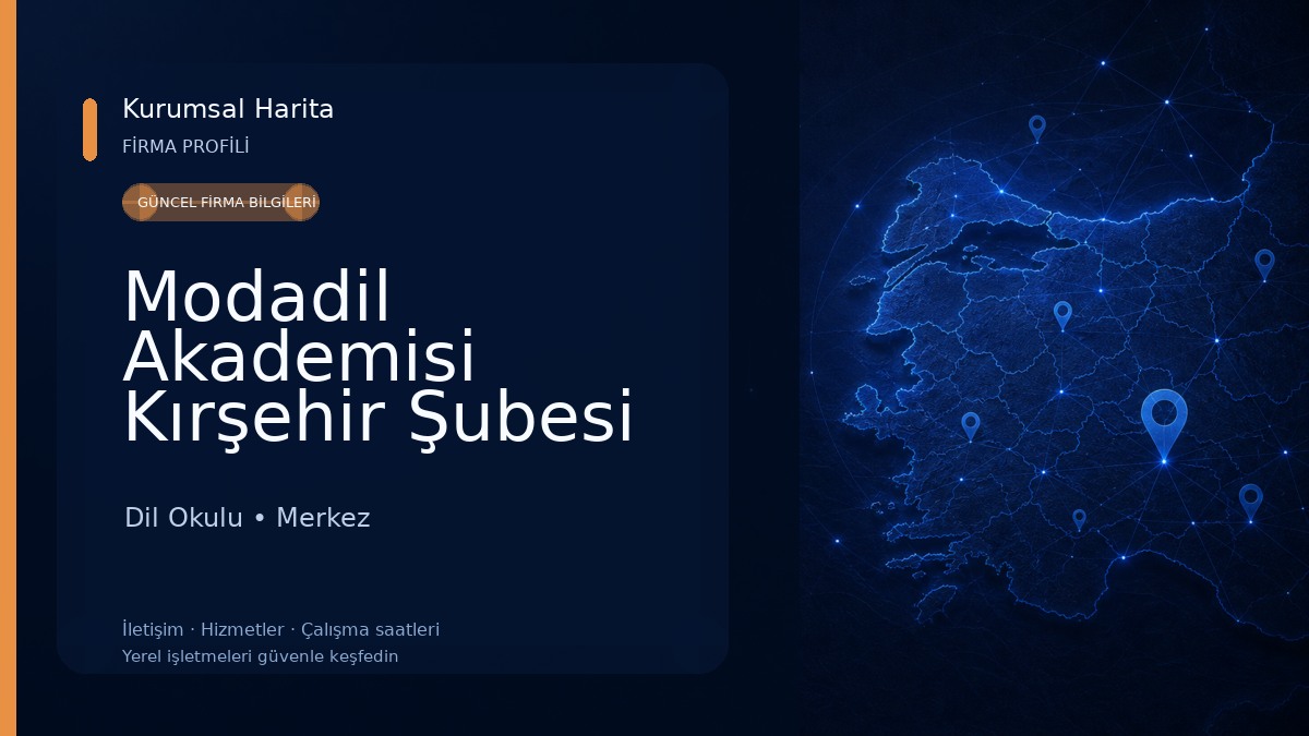 Modadil Akademisi Kırşehir Şubesi Dil Okulu