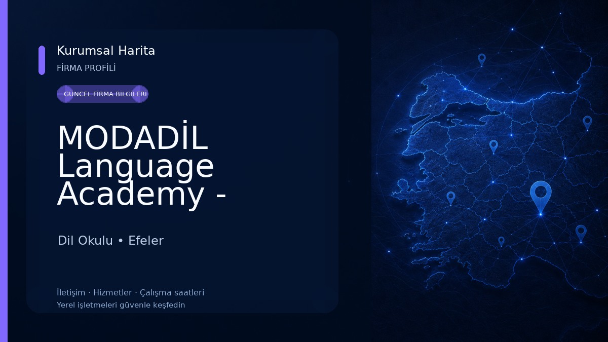 MODADİL Language Academy - Aydın Yabancı Dil Kursu Dil Okulu