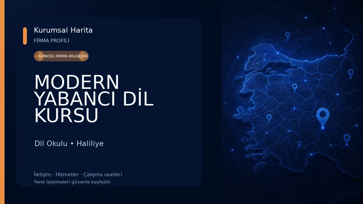 MODERN YABANCI DİL KURSU Dil Okulu