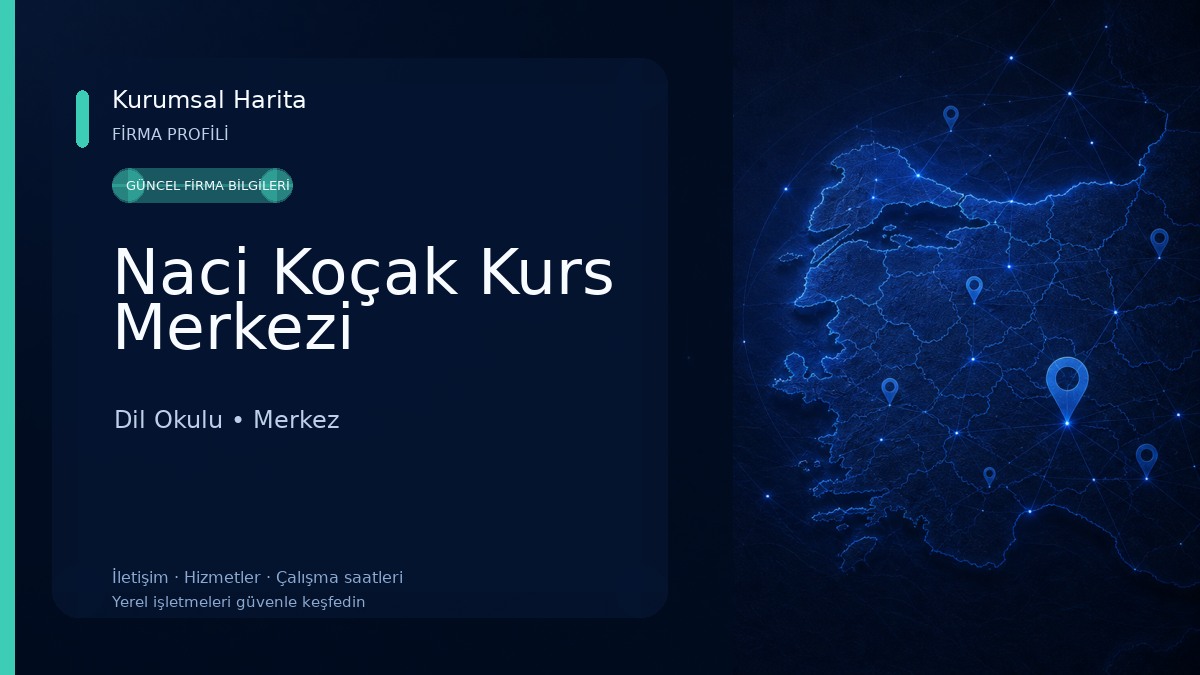 Naci Koçak Kurs Merkezi Dil Okulu