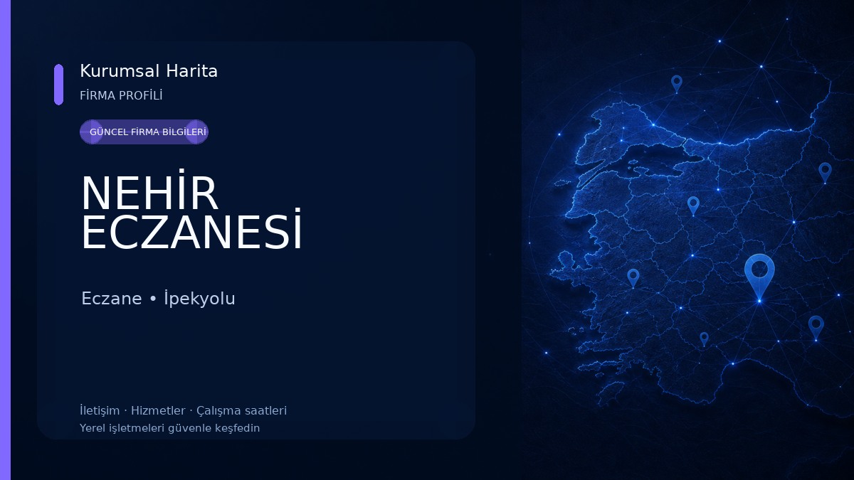 NEHİR ECZANESİ Eczane
