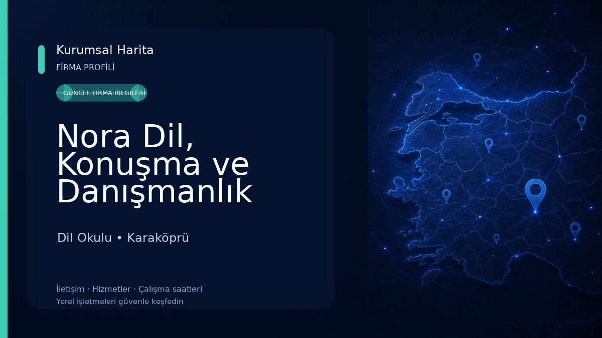 Nora Dil, Konuşma ve Danışmanlık Merkezi Dil Okulu