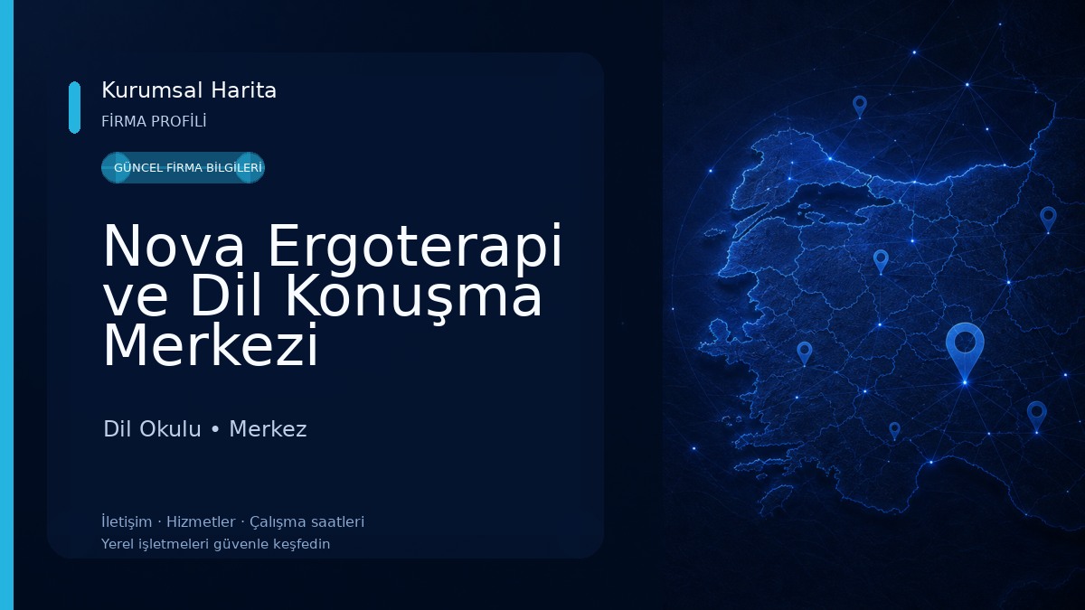 Nova Ergoterapi ve Dil Konuşma Merkezi Dil Okulu