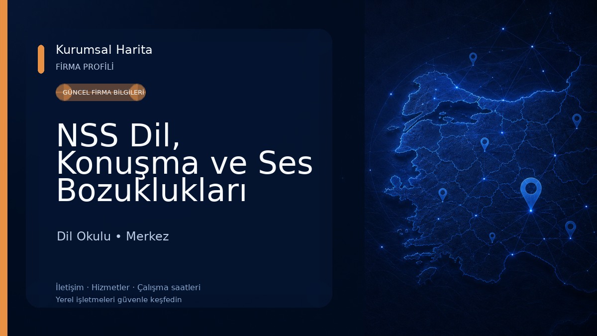 NSS Dil, Konuşma ve Ses Bozuklukları Merkezi 