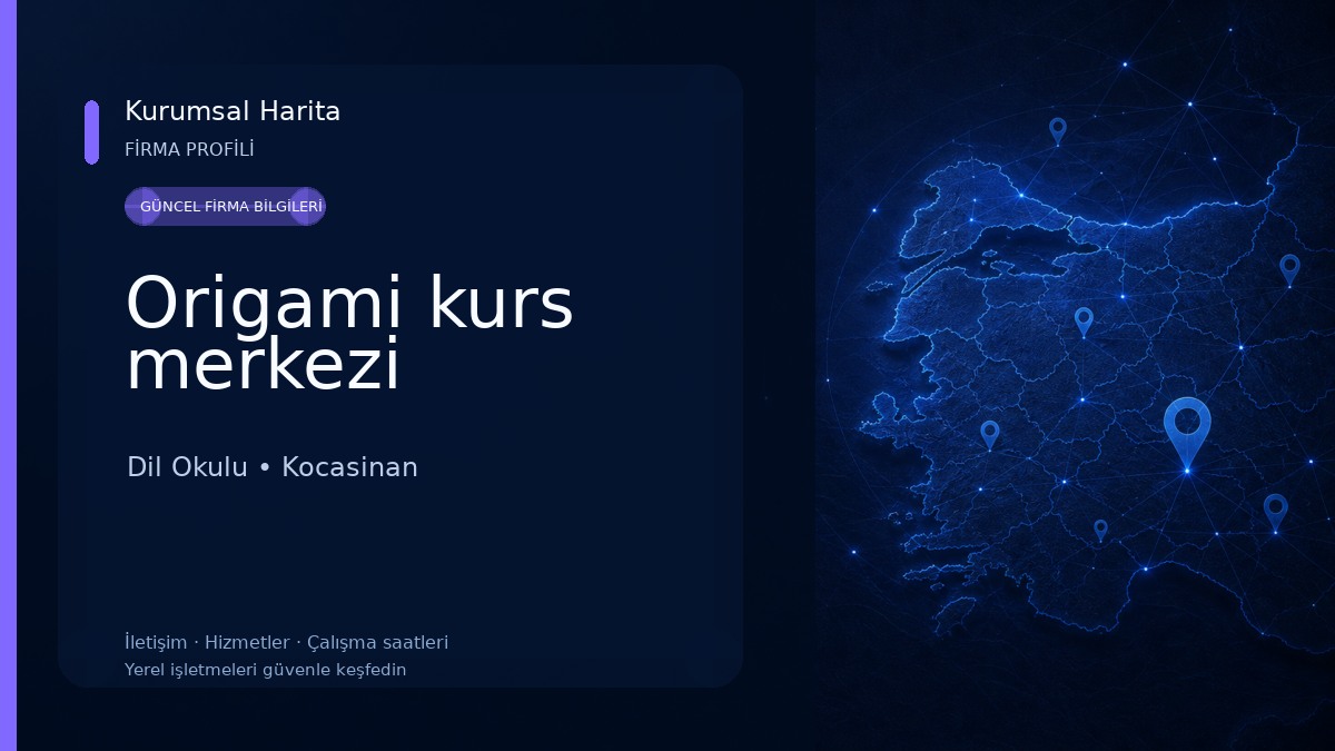Origami kurs merkezi