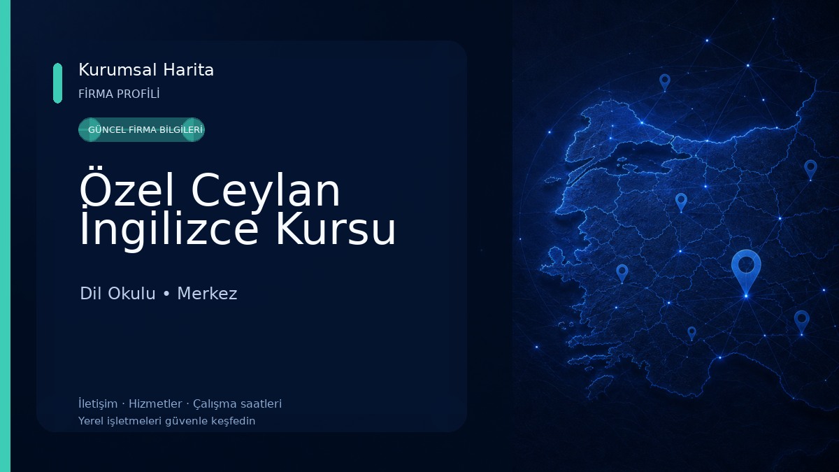 Özel Ceylan İngilizce Kursu Dil Okulu
