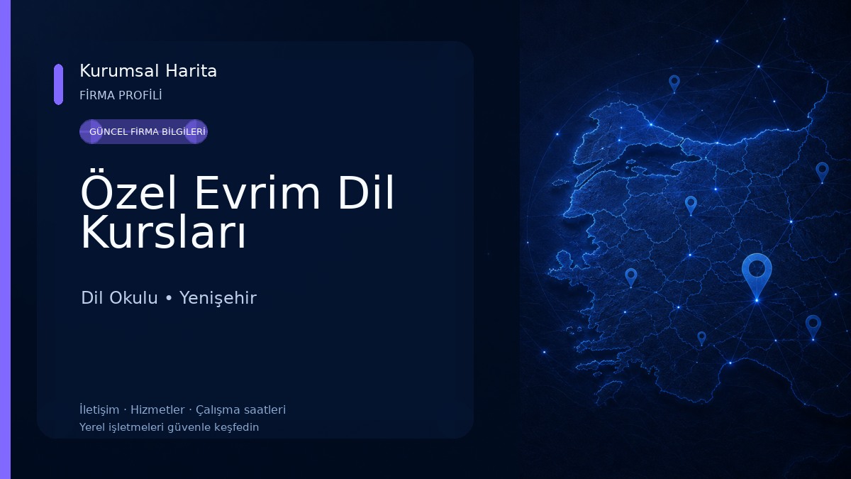 Özel Evrim Dil Kursları Dil Okulu