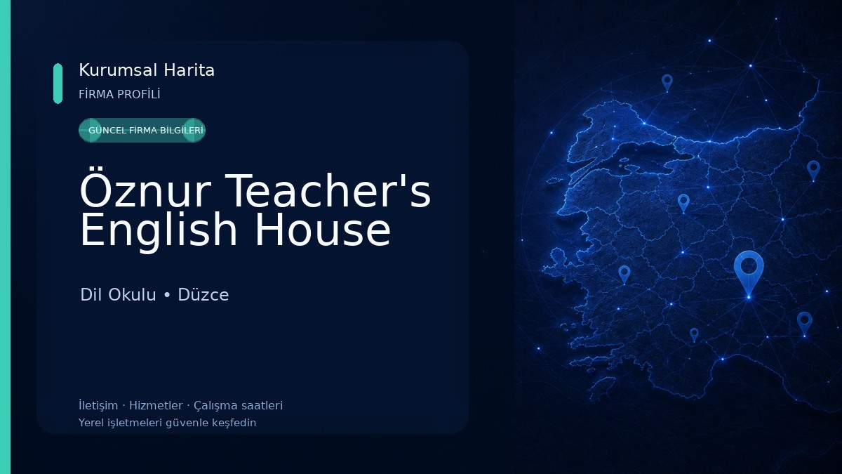 Öznur Teacher's English House Dil Okulu