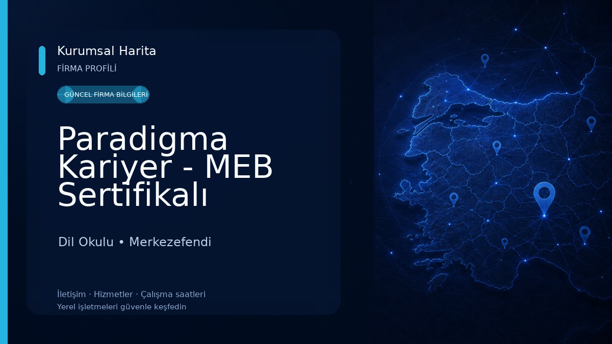 Paradigma Kariyer - MEB Sertifikalı Programlar