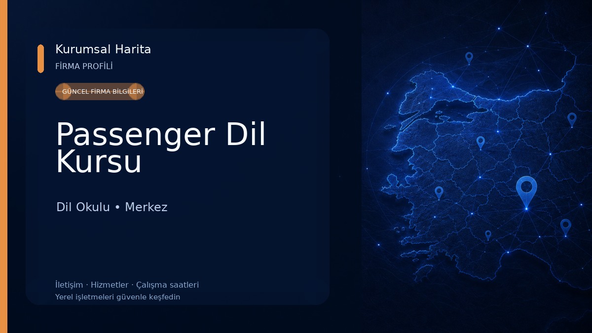 Passenger Dil Kursu Dil Okulu
