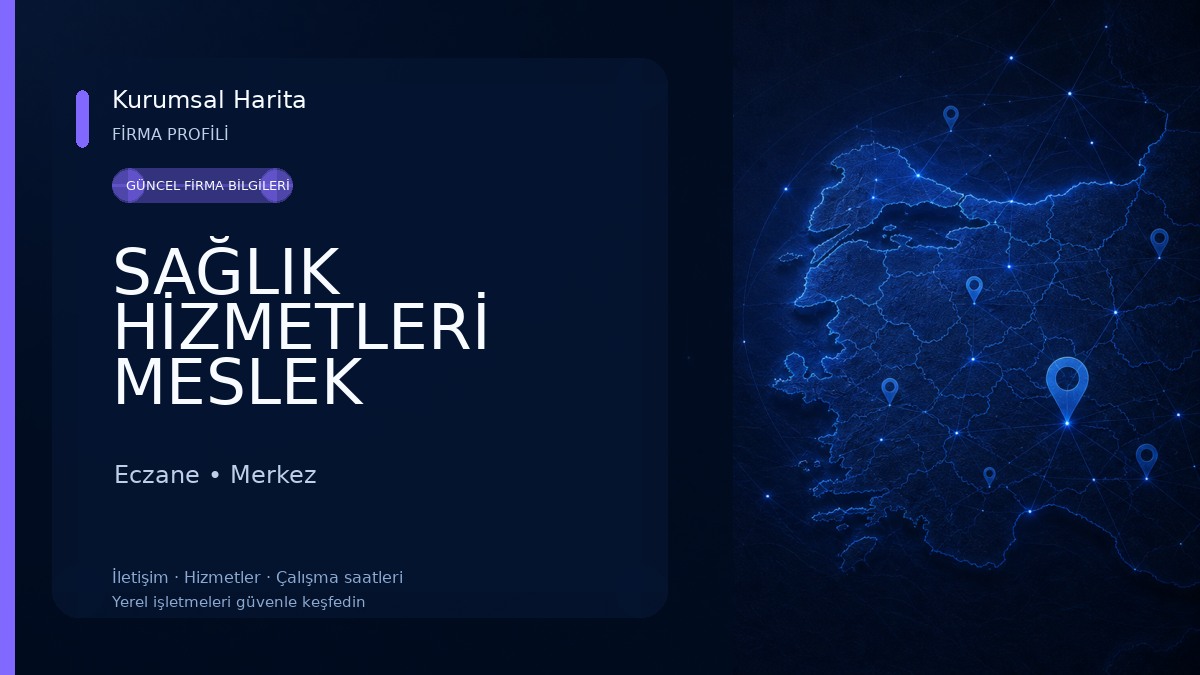 SAĞLIK HİZMETLERİ MESLEK YÜKSEKOKULU Eczane