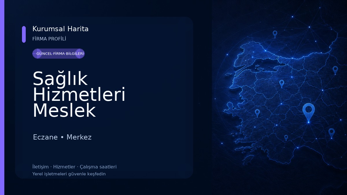Sağlık Hizmetleri Meslek Yüksekokulu Eczane