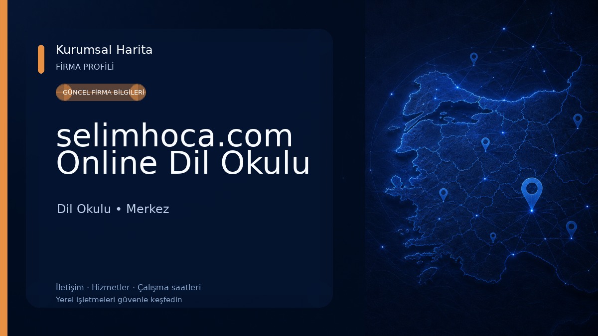 selimhoca.com Online Dil Okulu Dil Okulu
