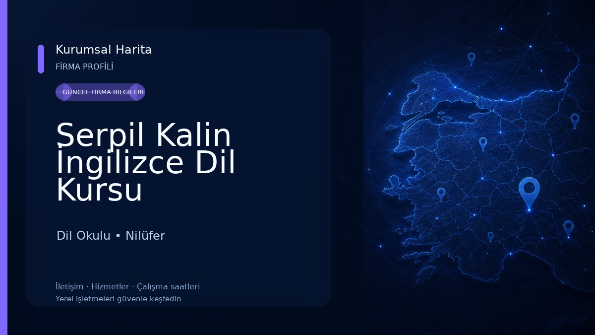 Serpil Kalin İngilizce Dil Kursu Dil Okulu