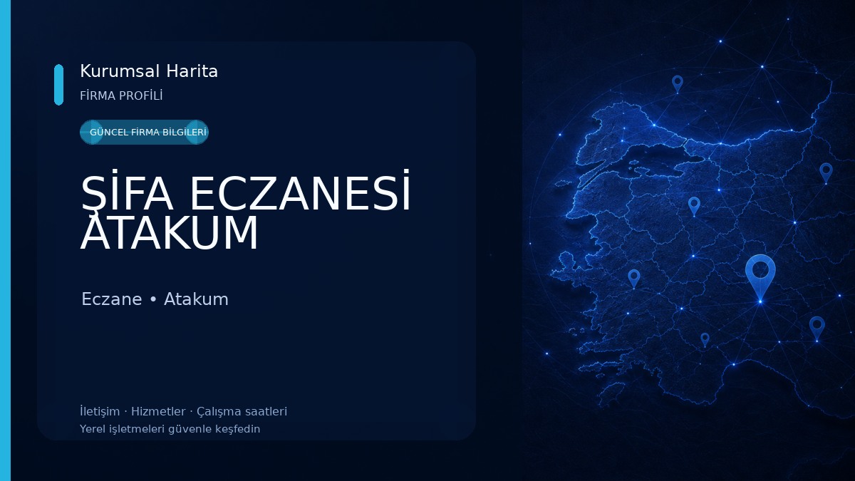 ŞİFA ECZANESİ ATAKUM Eczane