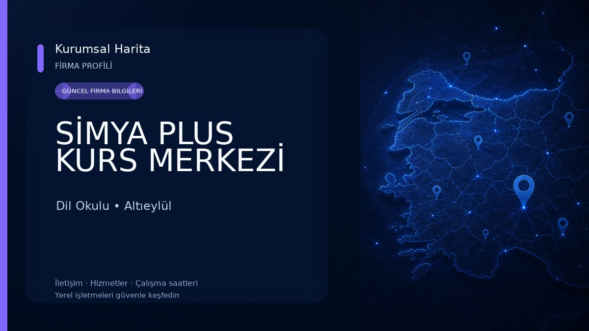 SİMYA PLUS KURS MERKEZİ Dil Okulu