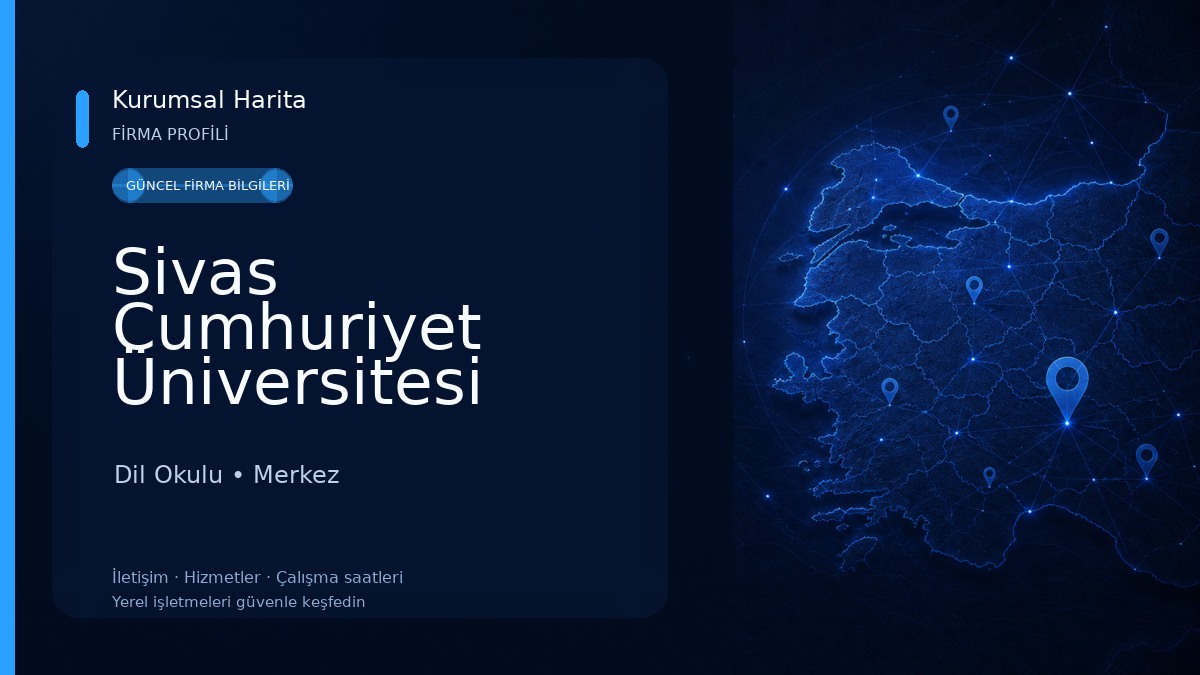 Sivas Cumhuriyet Üniversitesi Yabancı Diller Yüksekokulu Dil Okulu