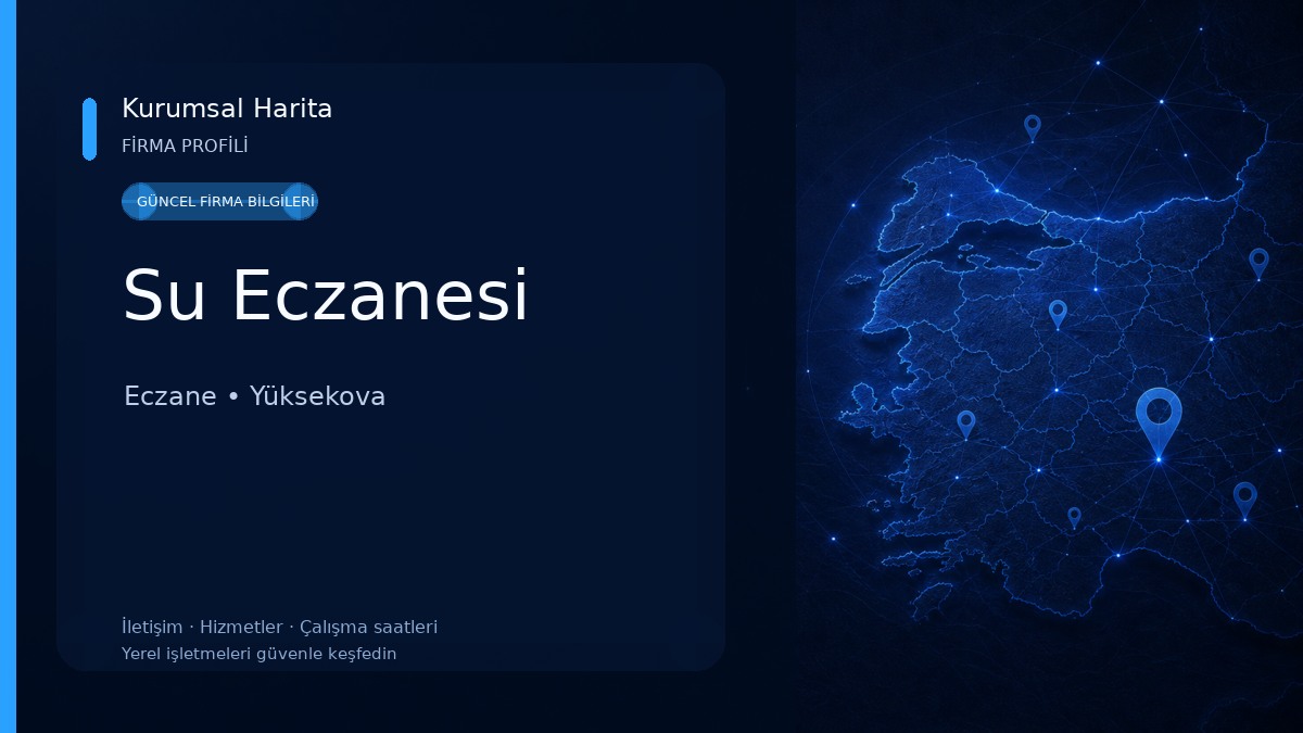 Su Eczanesi 