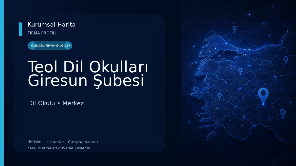 Teol Dil Okulları Giresun Şubesi Dil Okulu