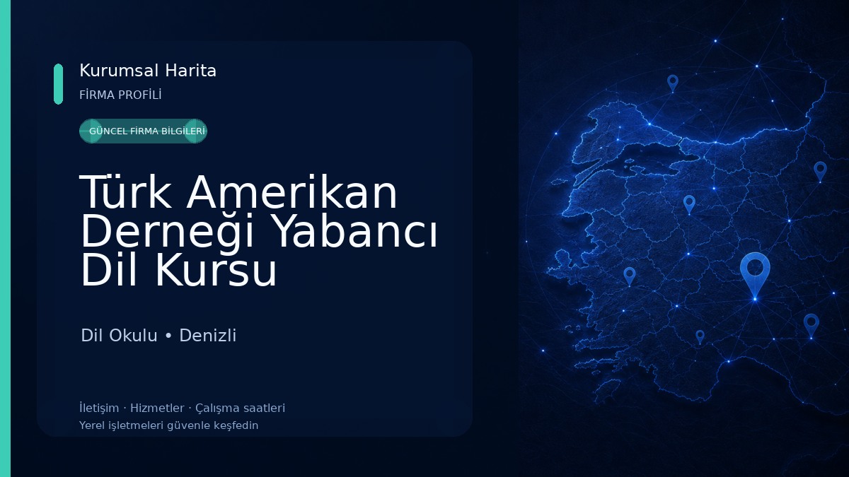 Türk Amerikan Derneği Yabancı Dil Kursu Dil Okulu