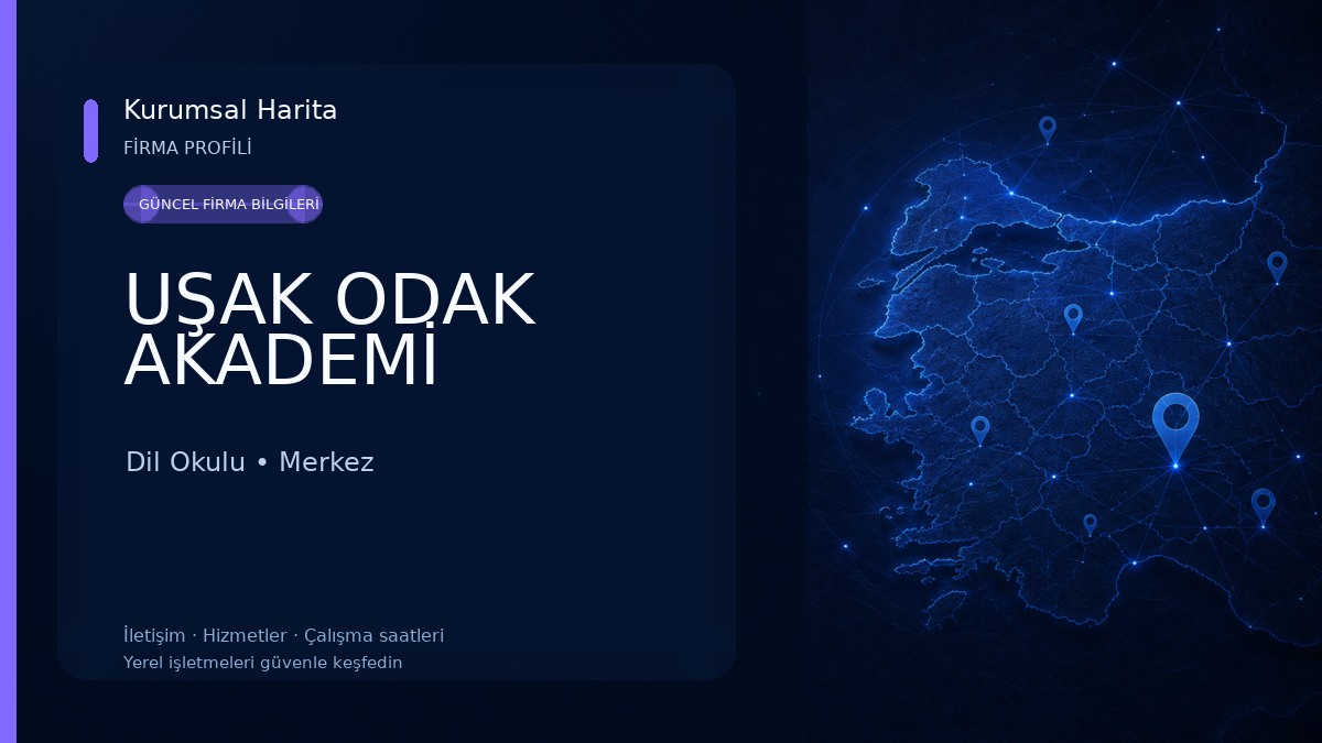 UŞAK ODAK AKADEMİ Dil Okulu