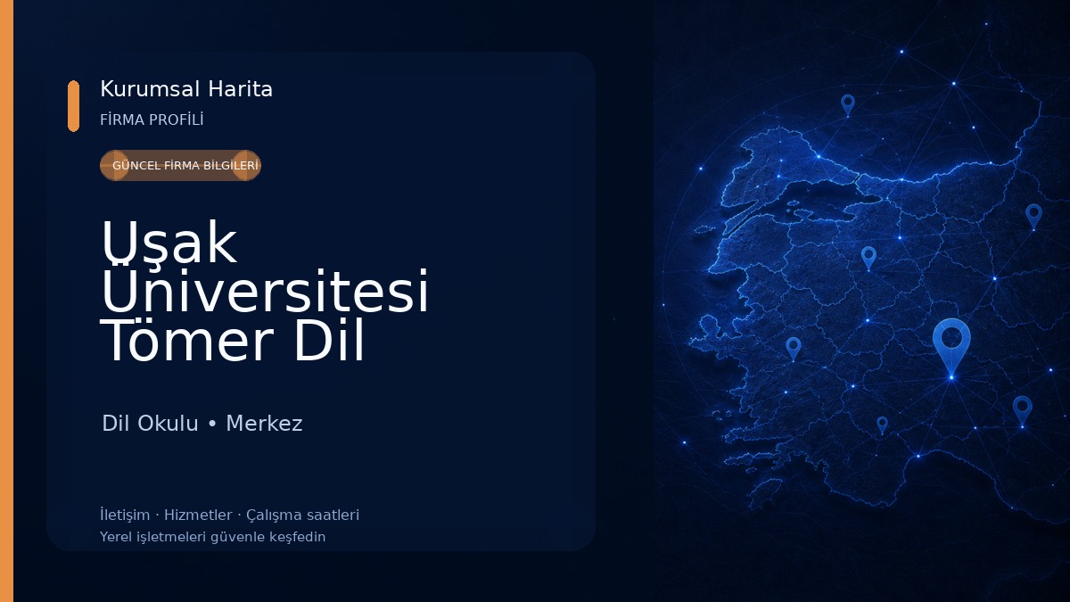 Uşak Üniversitesi Tömer Dil Merkezi Dil Okulu