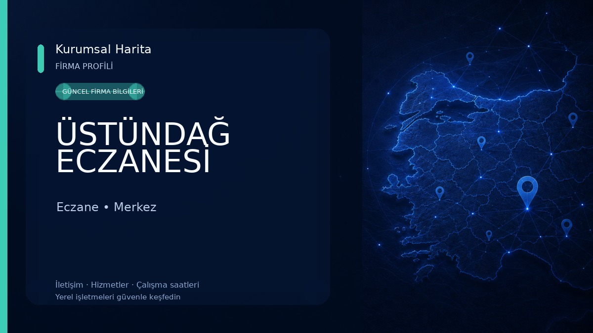 ÜSTÜNDAĞ ECZANESİ Eczane
