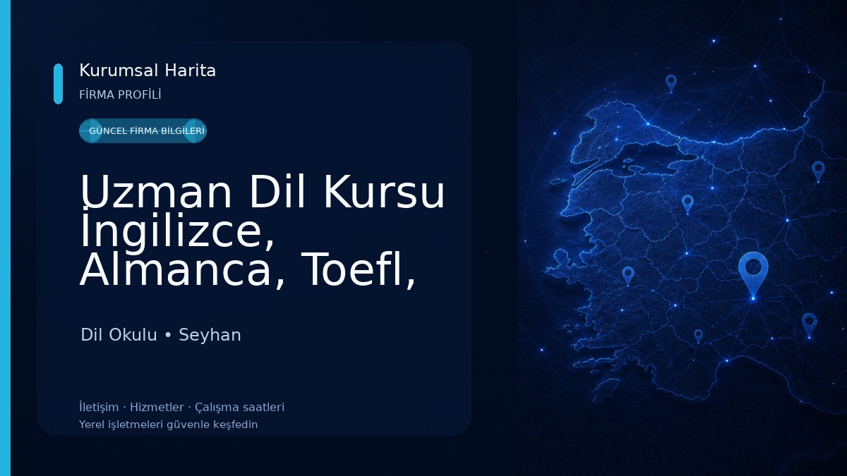 Uzman Dil Kursu İngilizce, Almanca, Toefl, YDS,TÜM DERSLER LGS Dil Okulu