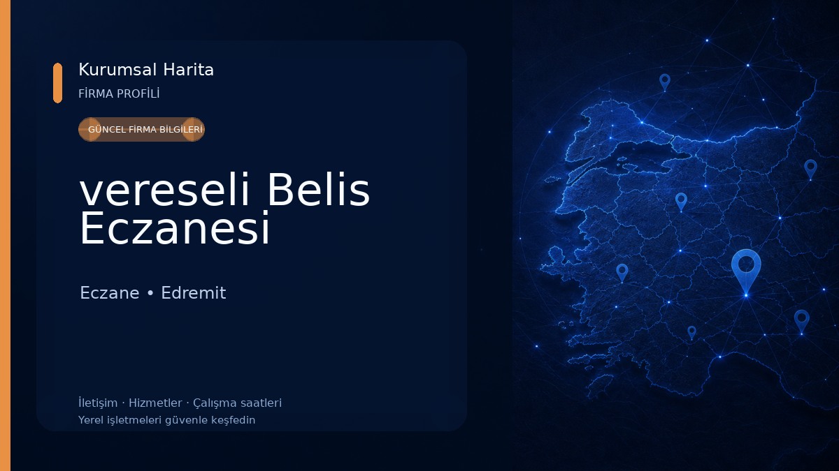 vereseli Belis Eczanesi Eczane