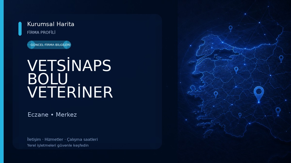 VETSİNAPS BOLU VETERİNER MUAYENEHANESİ ®️