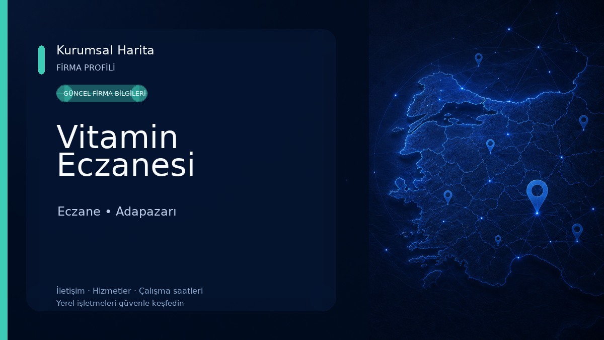 Vitamin Eczanesi Eczane