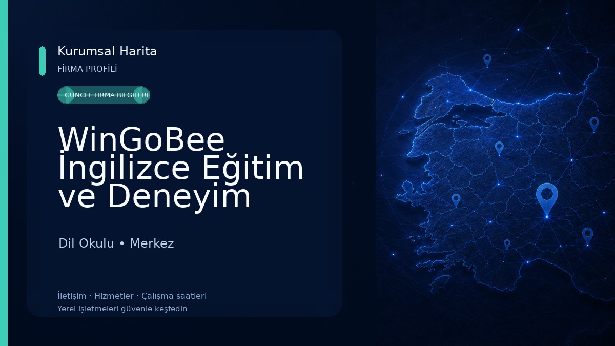 WinGoBee İngilizce Eğitim ve Deneyim Merkezi Nevşehir 