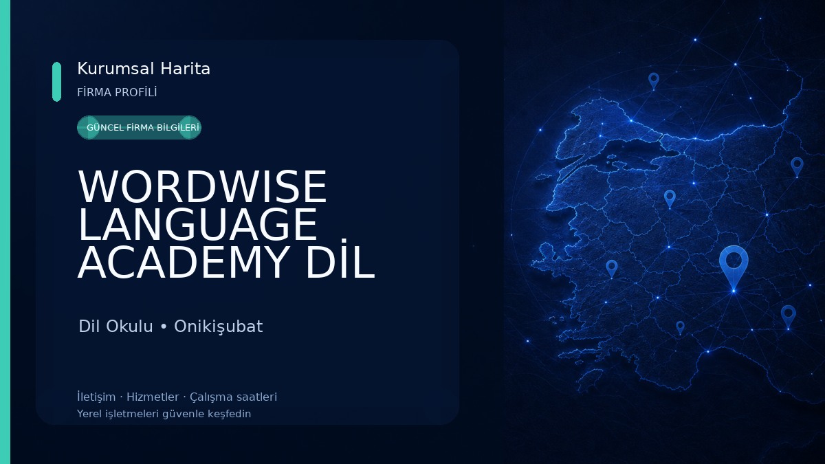 WORDWISE LANGUAGE ACADEMY DİL KURSU Dil Okulu