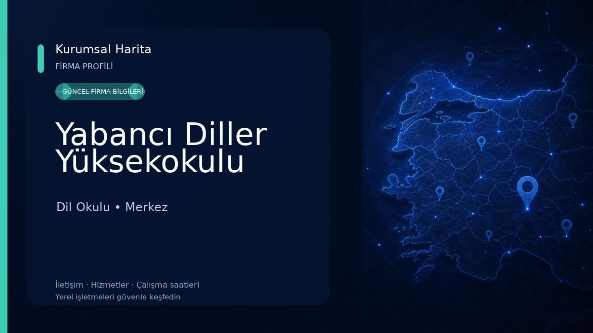 Yabancı Diller Yüksekokulu Dil Okulu