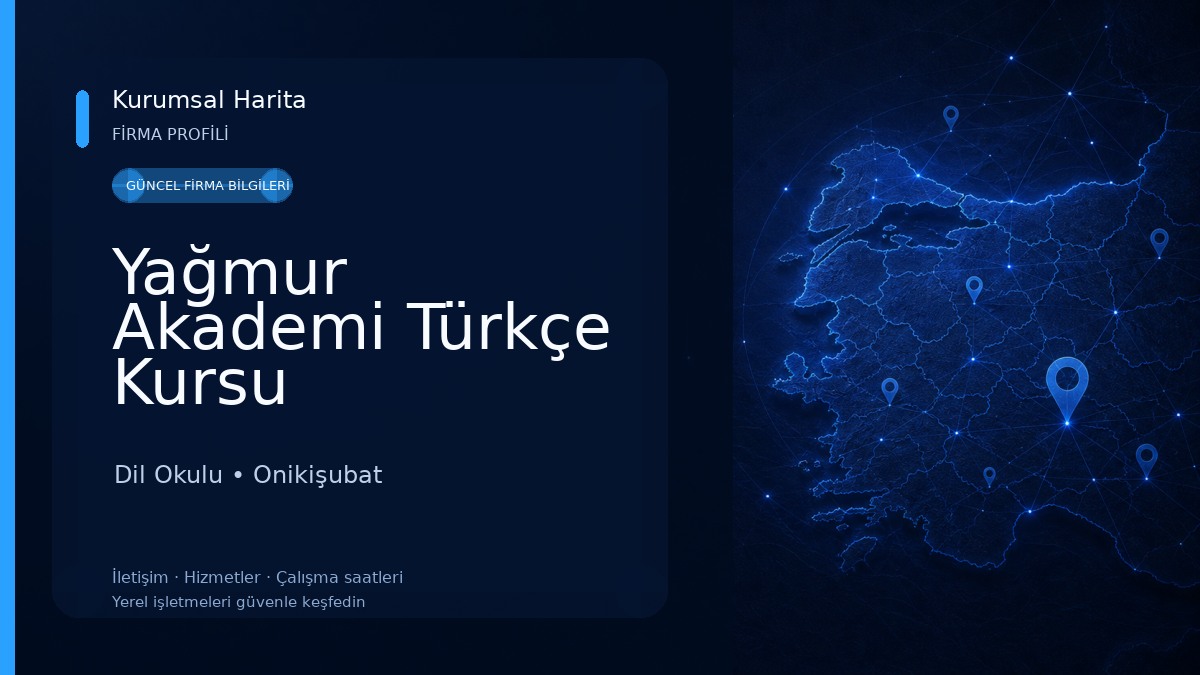 Yağmur Akademi Türkçe Kursu Dil Okulu