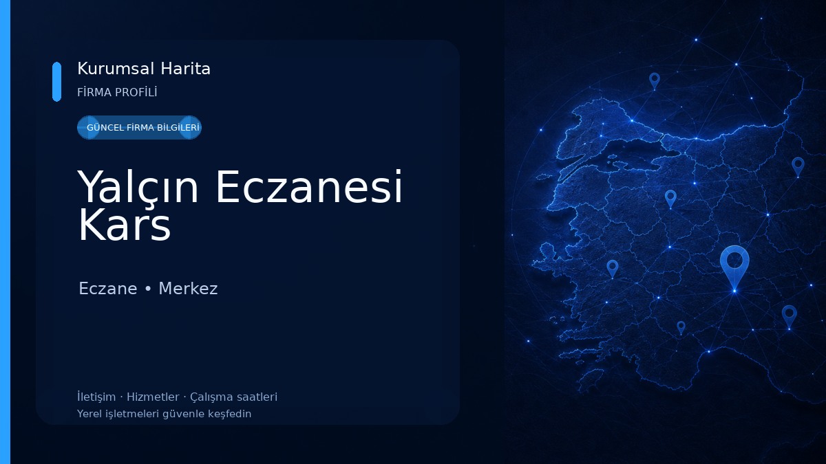 Yalçın Eczanesi Kars
