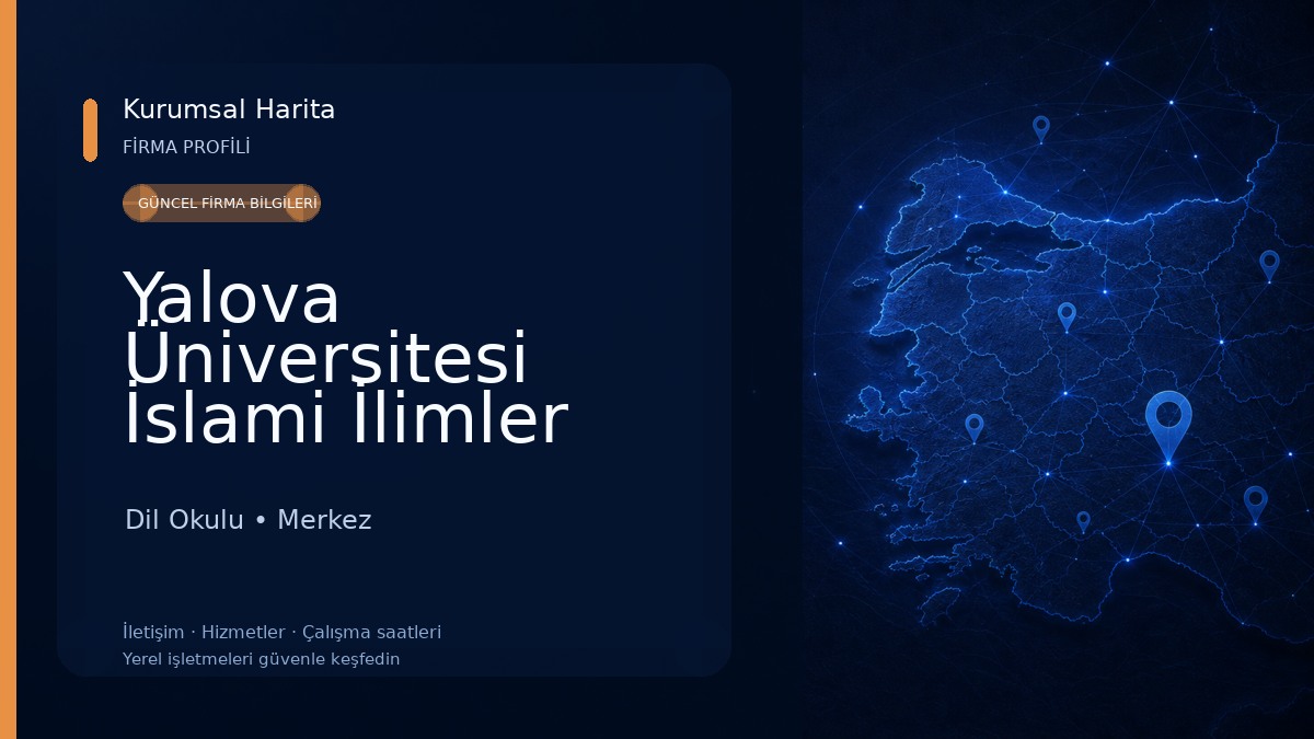 Yalova Üniversitesi İslami İlimler Fakültesi Dil Okulu