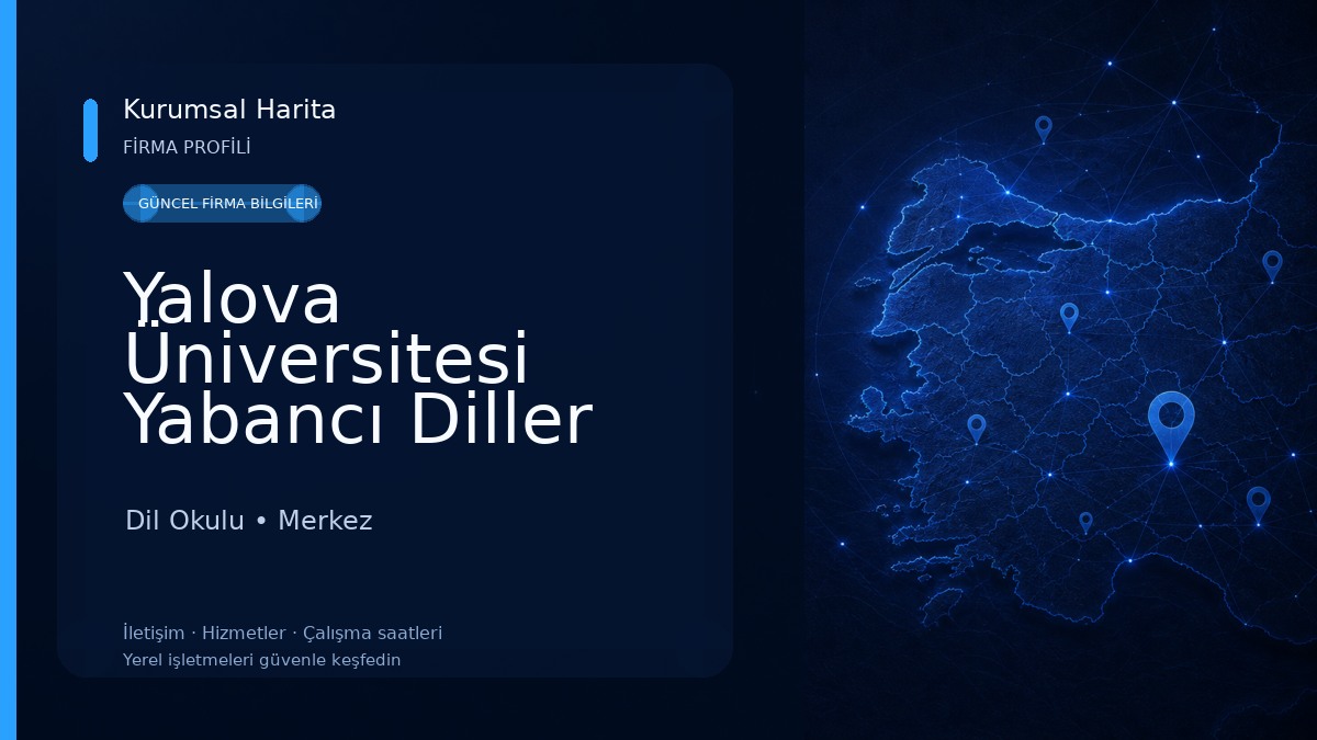 Yalova Üniversitesi Yabancı Diller Yüksekokulu