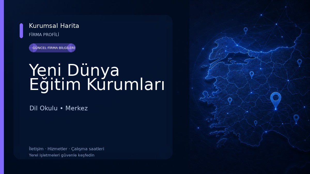 Yeni Dünya Eğitim Kurumları 