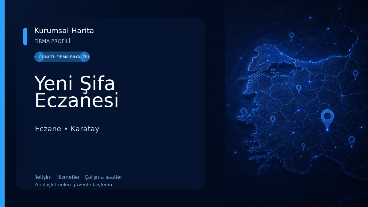 Yeni Şifa Eczanesi Eczane