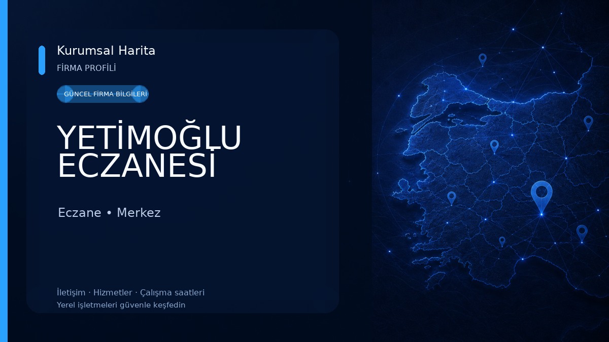 YETİMOĞLU ECZANESİ
