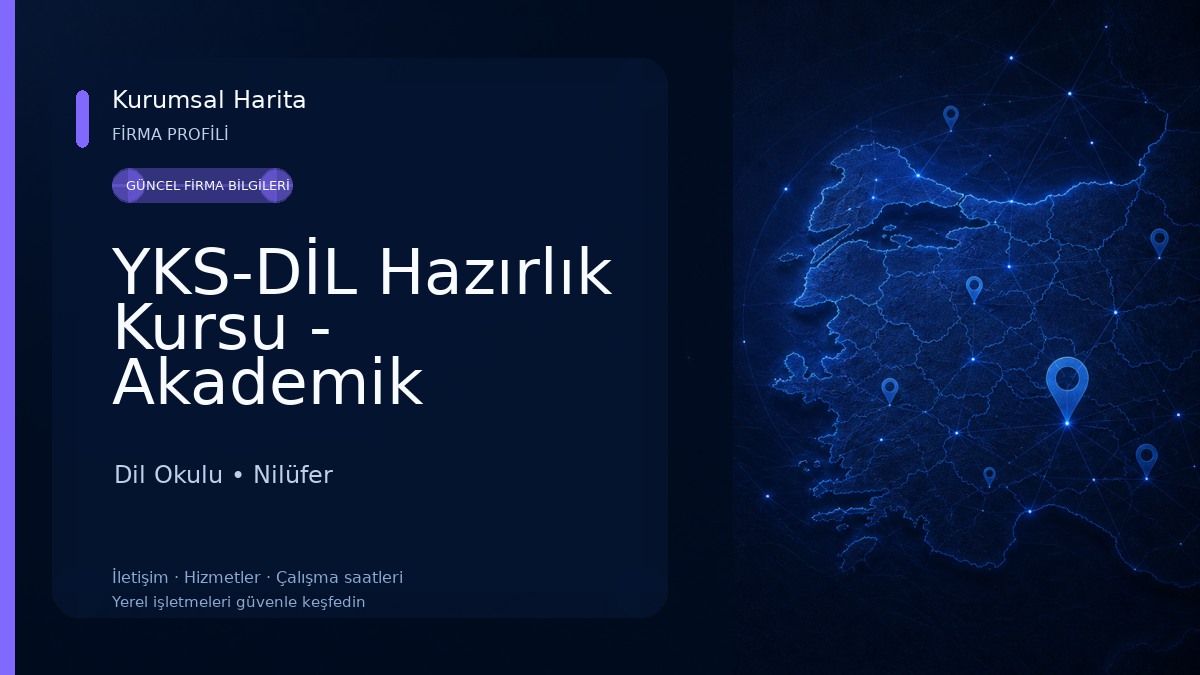 YKS-DİL Hazırlık Kursu - Akademik Yabancı Dil Kursları Dil Okulu
